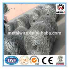 Barbed Wire Coil Type and Galvanized Surface Treatment Razor Wire